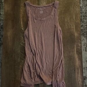 American Eagle Outfitters Pink Sleeveless Tank Top